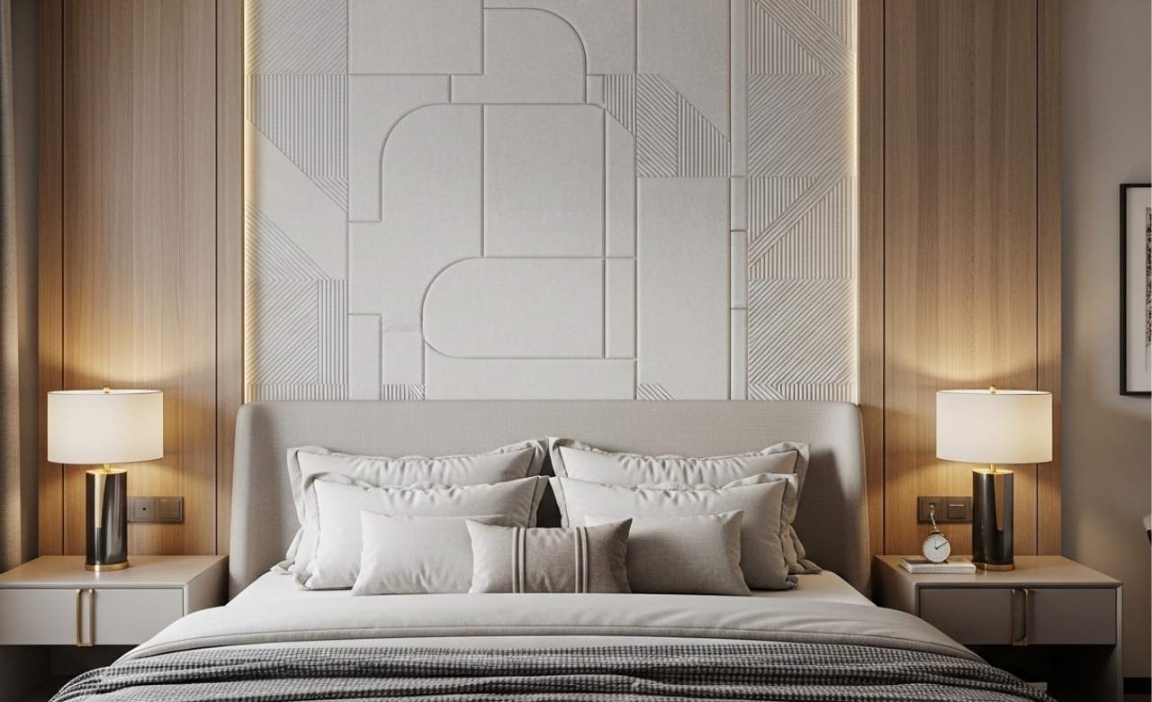 Decorative Accent Wall Bedroom Designs for Couples (UAE)
