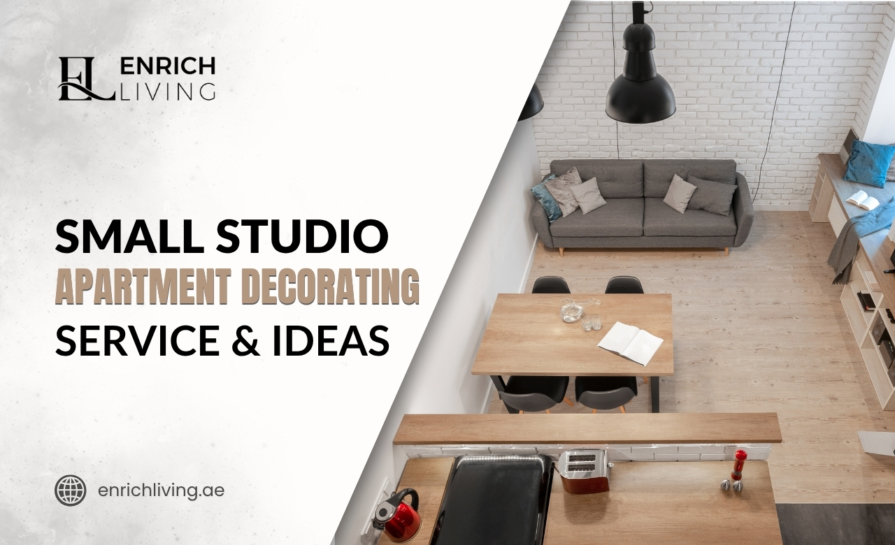 Small Studio Apartment Decorating Service & Ideas (Dubai, UAE)